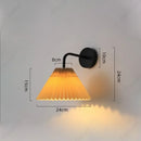 Axyaa LED Fabric Wall Lamp: Stylish Retro Decorative Lighting for Home and Hotel