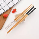 Axyaa Bamboo Chopsticks Set for Healthy Dining and Gift Giving