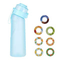 Axyaa 650ml Flavored Water Bottle: Sports Alr Up Drinking Cup with Fruit Fragrance Pods