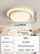 Axyaa Bladeless Fan Light Bedroom Modern Minimalist Ceiling Light