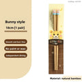 Axyaa Kids' Bamboo Training Chopsticks, Ages 6-12