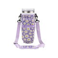 Axyaa Daisy Water Bottle Holder for Stanley Cup 40oz - Cute Tumbler Bag