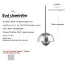 Axyaa Flower Bud Pendant Light: Nordic Design for Bedroom, Bar, or Restaurant