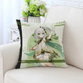 Axyaa Anime Pillow Cover 45x45, Decorative Cushion for Sofa, Bed, Home Decor