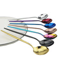 Axyaa Mini Stainless Steel Tea Spoon Set for Coffee, Tea, and Sauces