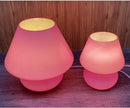 Axya Stained Glass Mushroom Table Lamp - Nordic Modern Design - Large & Small Sizes