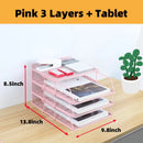 Axyaa Mesh Desk Organizer File Tray Rack Shelf for Office Document Storage