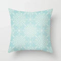 Modern Geometry Print Pillow Case for Home Decor by Axyaa - Mint Green Pillow Cover
