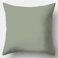 Axyaa Green Plaid Avocado Pillowcase Square Sofa Cushion Cover