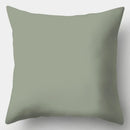 Axyaa Green Plaid Avocado Pillowcase Square Sofa Cushion Cover