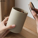 Ceramic Tea Coffee Jar with Wooden Lid - Axya Kitchen Storage Container
