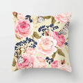Axyaa Flower Butterfly Pattern Decorative Pillowcase for Home Sofa.