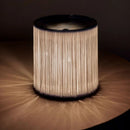 Axyaa Silver Metal Table Light with E27 Bulb