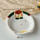 Axyaa Fish Plate Set | Ceramic Salad Dessert Soup Rice Bowl Tableware