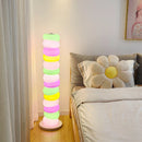 Axya Rainbow Macaron Glass Floor Lamp for Bedroom Living Room Decor