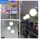 Axyaa White Glass Pendant Lamp Nordic Modern Style for Bedroom, Study, Hotel & Home