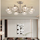 Axyaa Retro Glass Pendant Chandelier for Living Room, Bedroom, Kitchen & Restaurant