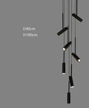 Axyaa Modern LED Pendant Chandelier for Living and Dining Room Decor