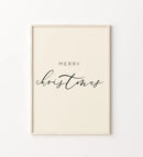 Axyaa Minimalist Christmas Tree Canvas Print for Modern Living Room Decor