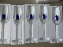 Axyaa 3D Pink Glass Rose Wine Glasses Cup Set - Lovely Household Gift