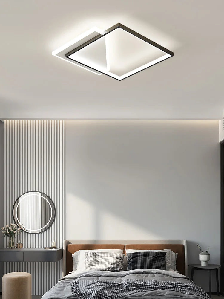 Axyaa Geometric LED Ceiling Lamp - Modern Nordic Design