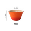 Axyaa Rainbow Gradient Ramen Bowls Set - 300ML Japanese Kitchen Tableware