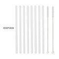 Axyaa Glass Straw Set: Reusable & Eco-Friendly Smoothie Cocktail Straws