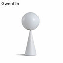 Nordic Modern Gold Glass Ball Table Lamp for Bedroom Living Room - Axyaa