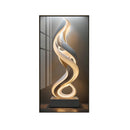Axyaa Modern Abstract Luxury Wall Lamp for Foyer with Stone Running Light