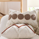 Axyaa Nordic Bohemian Tufted Tassel Throw Pillowcase with Geometric Pattern