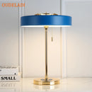 Blue Axyaa Table Lamp for Modern Home Decor Lighting