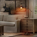 Axyaa Metal LED Floor Lamp: Modern Retro Art Design for Home Decor