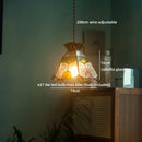 Axyaa Nordic Glass LED Pendant Lights Hanging Dining Room Lamp