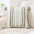 Axyaa Boho Tufted Tassel Woven Cushion Covers Set - Set of 2