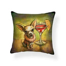 Axyaa Dog Breed Pillowcase Covers Set - Home Decorative Linen Cushion Case
