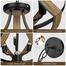 Axyaa Modern Farmhouse Pendant Chandelier for Dining Room Kitchen Island