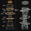 Axyaa Modern Luxury Staircase & Living Room Pendant Lights for Indoor Lighting