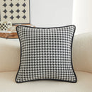 Axyaa Geometric Chenille Throw Pillowcase for Home and Sofa Décor, 45X45 Size