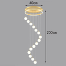 Axyaa LED Chandeliers Pendant Light for Modern Home Decor and Indoor Lighting