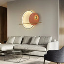 Axyaa Scandinavian Designer Bedside Wall Lamp Luxe Mural for Modern Living Room.