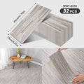 Axyaa Wood Grain Self-Adhesive Floor Strips: Peelable & Sticky for Living Room, Bedroom