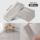 Axyaa Wood Grain Self-Adhesive Floor Strips: Peelable & Sticky for Living Room, Bedroom