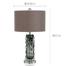 Axyaa Modern Crystal Table Lamp LED E27 for Living Room Cafe Study