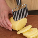 Axyaa Potato Chip Slicer Shredder Wavy Cutter French Fries Maker Food Crusher