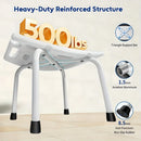 Axyaa 6-Level Adjustable Bath Chair Seat for Shower, Adults, Elderly, Pregnant, Non-Slip Stool