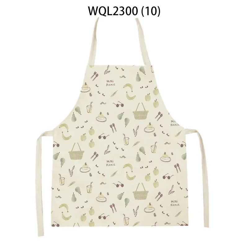 Axyaa Nordic Clouds Kitchen Apron for Home Cooking & Baking