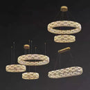 Axyaa Crystal Chandelier: Luxury Designer Pendant Lamp for Living Room, Dining, Bedroom