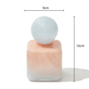 Axyaa Glass Sphere Aromatherapy Bottle with Lid, Geometric Design, Desktop Storage Container