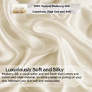 Axyaa Mulberry Silk Bedding Set King Queen Size Luxury 100% Duvet Cover Bedsheet