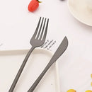 Axyaa Stainless Steel Dinner Fork Set of 8 Pieces